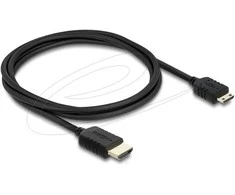 Delock Koaxiales High Speed HDMI Kabelis HDMI Stecker zu Mini HDMI Stecker 8K 60 Hz 1 m