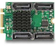 Delock Konverter M.2 Key B+M Stecker zu 4 x SATA Stecker mit RAID und HyperDuo