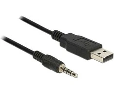 Delock Kabelis USB TTL Stecker > 2,5 mm 3 Pin Klinkenstecker 1,8 m (5 V)