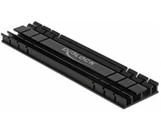 Delock Kühlkörper flach 100 mm für M.2 Modul juodas