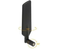 Delock 12408 - 4 dBi - 0.698 - 0.791 / 0.824 - 0.96 / 1.71 - 2.17 / 2.4 - 2.5 / 5.15 - 5.875 GHz - 50 ? - Omni-directional antena - SMA - 2.5:1 - 5.0:1