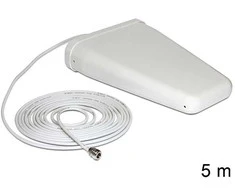 Delock 88808 - 9 dBi - 0.790 - 0.870 / 1.710 - 2.690 GHz - IEEE 802.11b,IEEE 802.11g,IEEE 802.11n - 50 ? - Directional antena - N-type