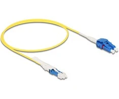 Delock LWL Kabelis CS Stecker zu LC Duplex UPC Singlemode G657A2 / OS2 Uniboot 0,5 m