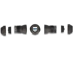 Delock LWL Kabelverbinder LC Duplex Buchse zu LC Duplex Buchse UPC OS2 IP68 staub- und wasserdicht