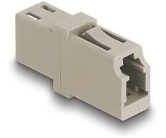 Delock LWL Kupplung LC Simplex Buchse zu LC Simplex Buchse OM1/OM2 beige