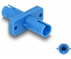 Delock LWL Kupplung ST Simplex Buchse zu ST Simplex Buchse blau