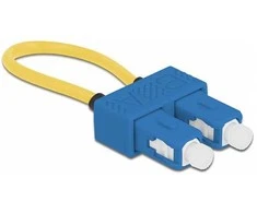 Delock LWL Loopback Adapteris SC / UPC Singlemode blau