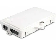 Delock LWL Verteilerbox für Innen- und Außenbereich IP65 wasserfest abschließbar 2 Port baltas