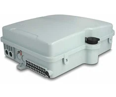 Delock LWL Verteilerbox für Innen- und Außenbereich IP65 wasserfest abschließbar 24 Port grau