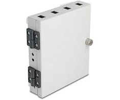 Delock LWL Wandbox für 4 x SC Simplex oder LC Duplex Adapteris Metallgehäuse