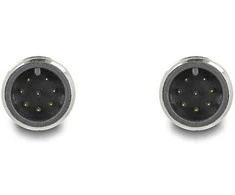 Delock M12 Kabelis A-kodiert 8 Pin Stecker zu Stecker PUR (TPU) 5 m