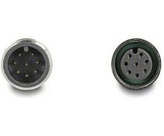 Delock M12 Kabelis A-kodiert 8 Pin Stecker zu Buchse PUR (TPU) 5 m