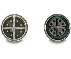 Delock M12 Kabelis X-kodiert 8 Pin Stecker zu Buchse PVC 5 m