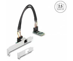DeLOCK Konwerter M.2 su kluczem B+M 1 x RJ45 2,5 Gigabit LAN