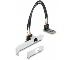 DeLOCK Konwerter M.2 su kluczem B+M 1 x RJ45 2,5 Gigabit LAN