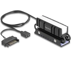 Delock M.2 Kühlkörper für SSD 2280 mit RGB LED Beleuchtung