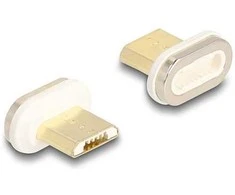 Delock Magnetischer Adapteris USB Typ Micro-B Stecker