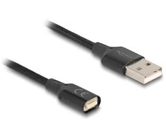 Delock Magnetisches USB-Ladekabel juodas 1 m