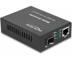 Delock Medienkonverter 10GBase-R SFP+ zu 10GBase-T RJ45