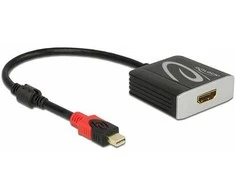Adapteris AV Delock DisplayPort Mini - HDMI juoda (65302)