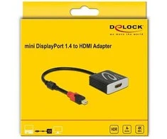 Adapteris AV Delock DisplayPort Mini - HDMI juoda (65302)