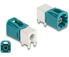 DELOCK Mini FAKRA Stecker single gewinkelt A-Typ PCB
