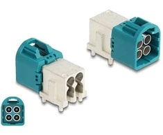 DELOCK Mini FAKRA Z Stecker quad gewinkelt A-Typ PCB