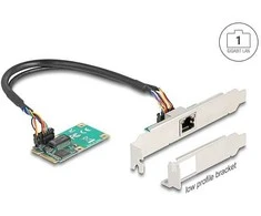 Delock Mini PCIe I/O PCIe full size 1 x RJ45 Gigabit LAN