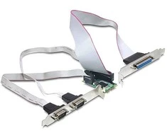 Delock 95232 - Mini PCI Express - Parallel - Serial - RS-232 - Moschip MCS9901 - Wired - Windows XP/XP-64/Vista/Vista-64/7/7-64 - Linux 2.6