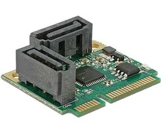 Delock 95260 - Mini PCI Express - SATA - Low-profile - Asmedia ASM1061 - 6 Gbit/s - Box