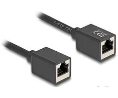 Delock Netzwerk Verlängerungskabel Kupplung RJ45 Buchse zu RJ45 Buchse Cat.6A S/FTP 0,5 m juodas