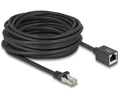 Delock Netzwerk Verlängerungskabel RJ45 Stecker zu RJ45 Buchse Cat.6A S/FTP 10 m juodas