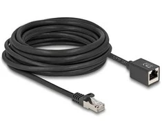 Delock Netzwerk Verlängerungskabel RJ45 Stecker zu RJ45 Buchse Cat.6A S/FTP 7,5 m juodas