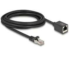 Delock Netzwerk Verlängerungskabel RJ45 Stecker zu RJ45 Buchse Cat.6A S/FTP 3 m juodas