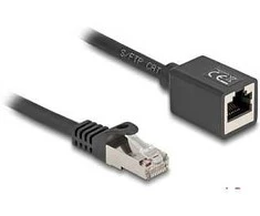 Delock Netzwerk Verlängerungskabel RJ45 Stecker zu RJ45 Buchse Cat.6A S/FTP 10 m juodas