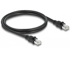 Delock Netzwerkkabel RJ45 Cat.6A F/UTP mit innerem Metallmantel 1 m