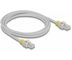 Delock Netzwerkkabel RJ45 Cat.6A S/FTP mit farbigen Clips 2 m