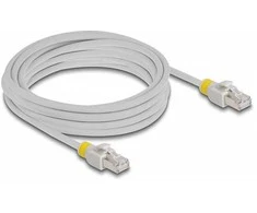 Delock Netzwerkkabel RJ45 Cat.6A S/FTP mit farbigen Clips 5 m