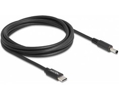 „DeLOCK“ nešiojamojo kompiuterio įkrovimo laidas, USB C tipo kištukas - Dell 4,5 x 3,0 mm kištukas, 1,5 m, USB C, 4,5 x 3,0 mm, 20 V