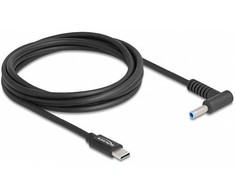 Nešiojamojo kompiuterio maitinimo adapteris Delock Notebook Kabelis ładujący USB Type-C™ Wtyczka do HP 4,5 x 3,0 mm Wtyczka (87971)