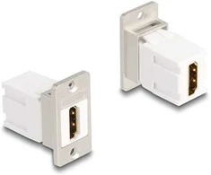 Delock Panel Mount HDMI Buchse zu Buchse 8K 60 Hz konisch