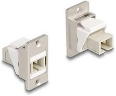 Delock Panel Mount LWL SC Simplex Buchse zu Buchse konisch