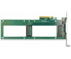 Delock PCI Express 4.0 x8 Karte zu 2 x intern U.2 NVMe SFF-8639 - Bifurcation
