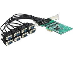 Delock 89336 - PCIe - Serial - RS-232 - Juodas - Žalias - Sidabrinis - 0.0009216 Gbit/s - 256 B