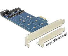 Delock 89374 - PCIe - SATA,USB 3.2 Gen 1 (3.1 Gen 1) - 6 Gbit/s - SATA,USB