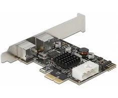 Delock PCI Express x1 Karte zu 2 x PS/2 und USB Pfostenstecker - Low Profile Formfaktor - PCI-Express