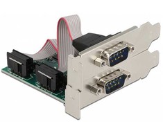 Kontroler Delock PCI Express x1 Karta do 2 x Szeregowy RS-232 (90046)