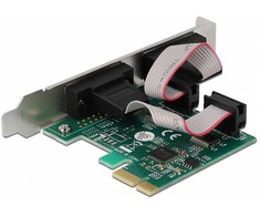Kontroler Delock PCI Express x1 Karta do 2 x Szeregowy RS-232 (90046)