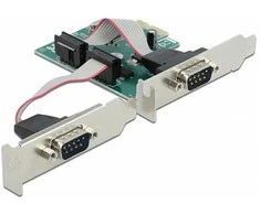 Delock PCI Express x1 Karte zu 2 x Seriell RS-232