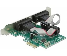Delock PCI Express x1 Karte zu 2 x Seriell RS-232